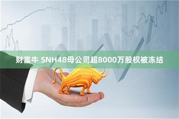 财富牛 SNH48母公司超8000万股权被冻结