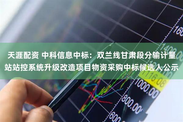 天涯配资 中科信息中标：双兰线甘肃段分输计量站站控系统升级改造项目物资采购中标候选人公示